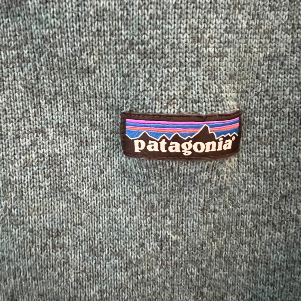 Patagonia full zip up women’s teal medium - Picture 3 of 9